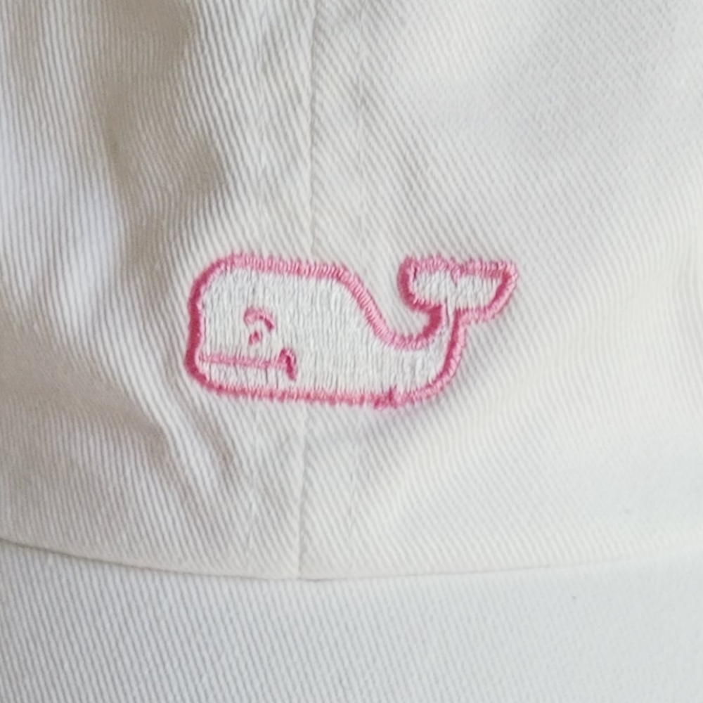 Vineyard Vines White Cap with Pink Whale Logo - Picture 11 of 16